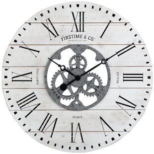 Steampunk Industrial Multi Gear Globe Mechanically Inclined Timepiece Wall Clock