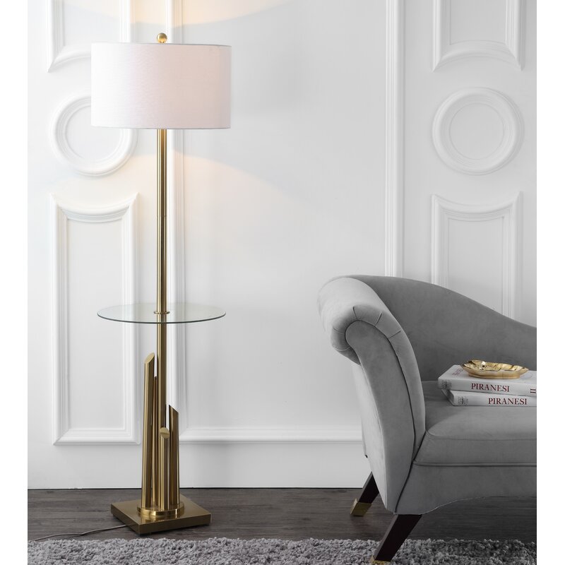 side table with lamp