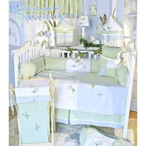 One Little Froggie 15 Piece Crib Bedding Set
