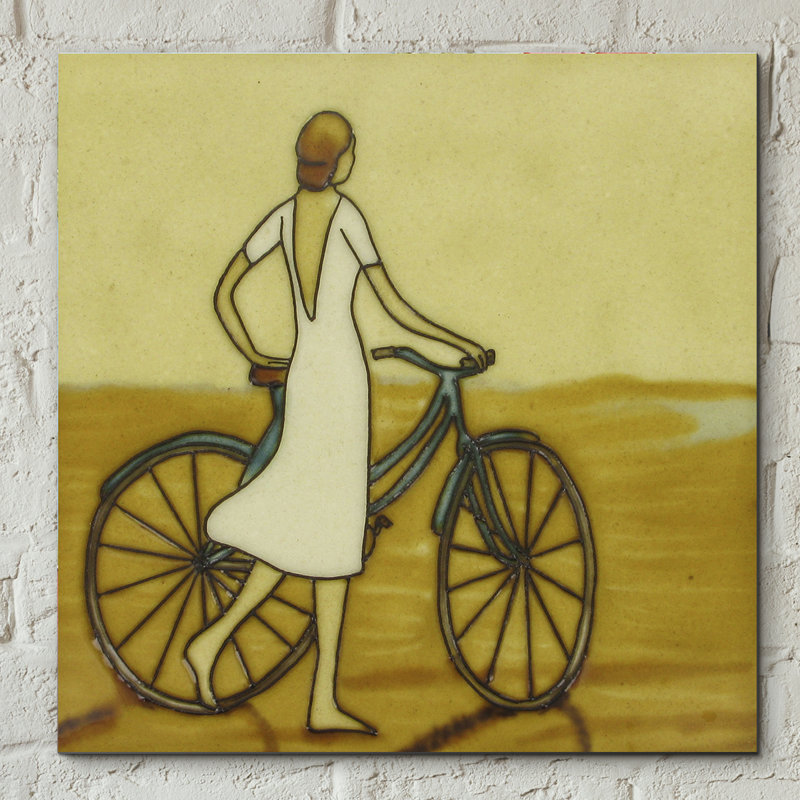 Get Wallpaper East Urban Home Hand Painted Seaside Stroll Vintage Art Style Wall HD