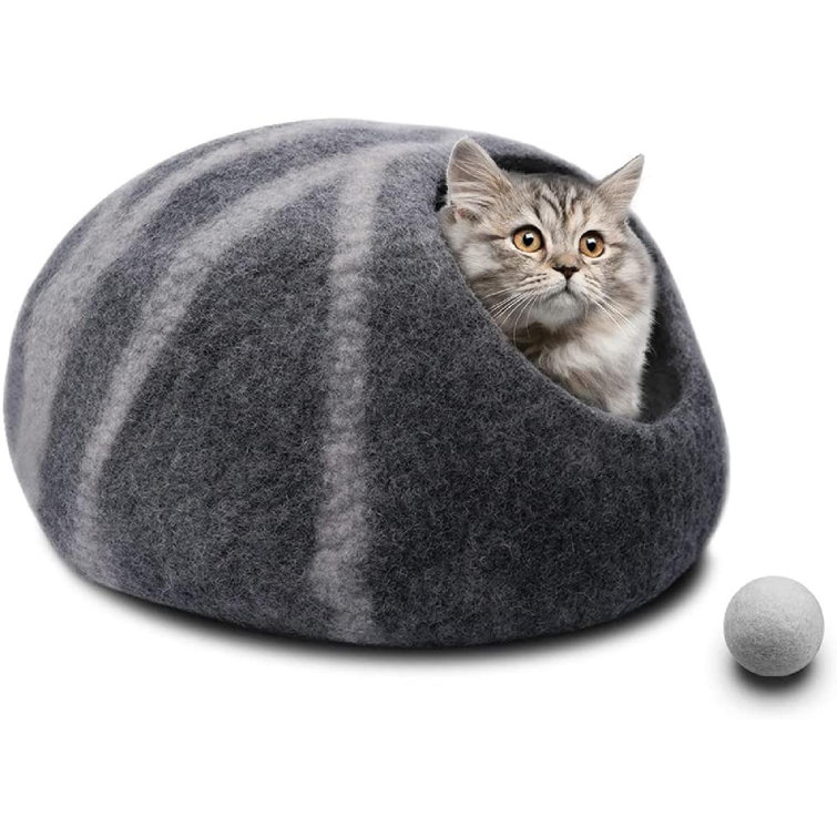 kitty cave bed