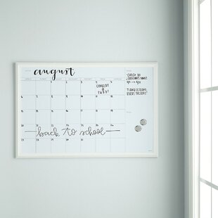 Magnetic Board in 3 Finishes Incl Large Bulletin Board Magnetic Wall Board for Office & Home White Erase Board Wet Erase Decorative Whiteboard for Wall Better than Large Cork Board Silver 24x48” 