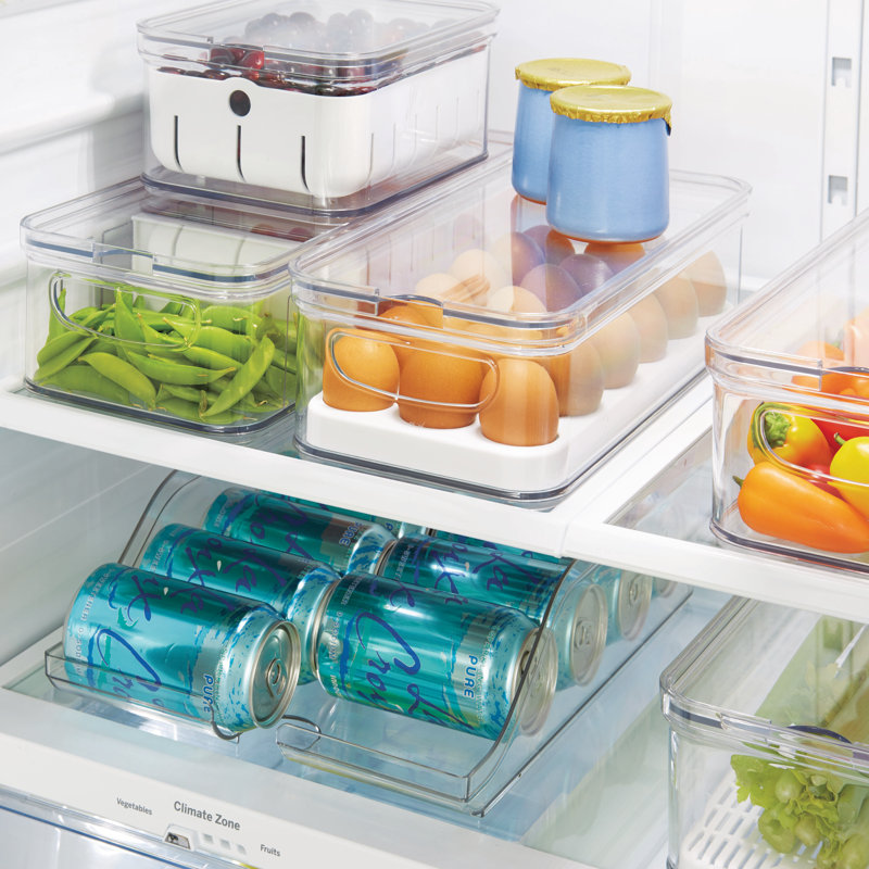 Idesign Crisp Stackable Refrigerator And Pantry Produce Food Storage Container Reviews Wayfair