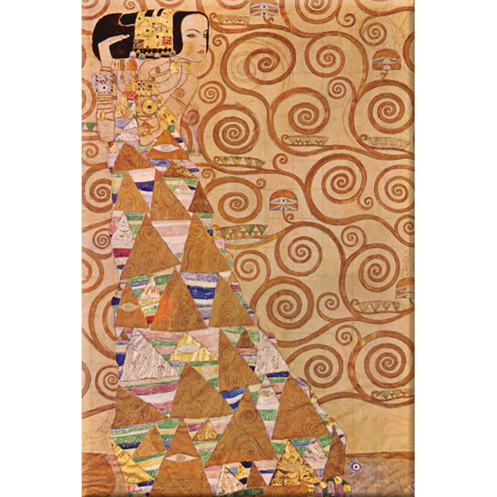 Anticipation by Gustav Klimt Giclee Canvas Print Repro