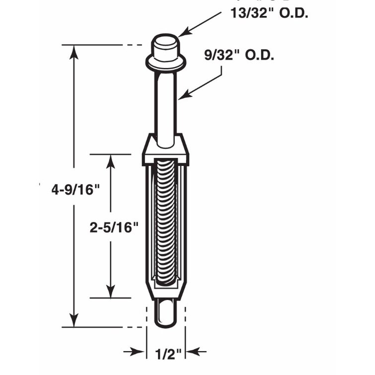 PrimeLine Bi-Fold Door Guide Rod - Wayfair Canada