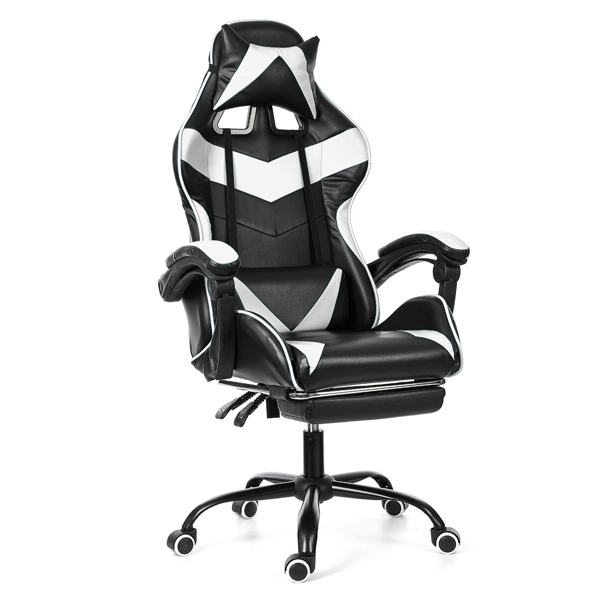 pc gaming chair office chair with footrest