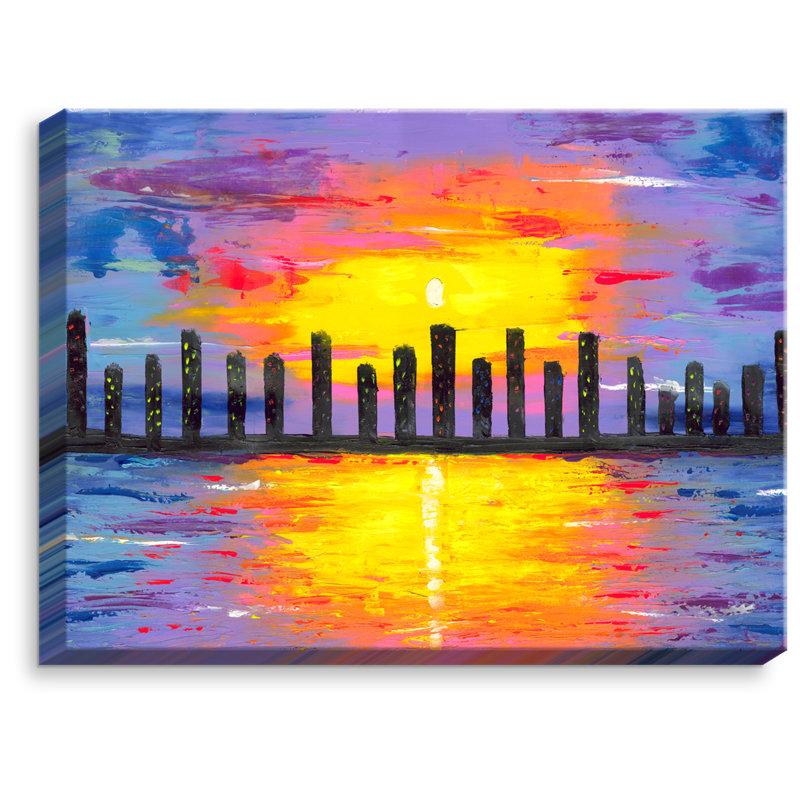 Dianochedesigns City Of Lights By Jessilyn Park Painting Print