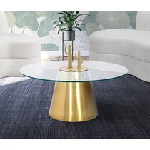 Gold Round Coffee Tables You Ll Love In 2021 Wayfair