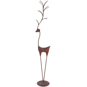 Metal Tabletop Deer Figurine