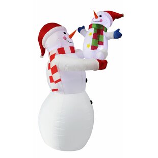 Holiday Living 8.49 FT Lighted Airblown Penguin Santa Hat Christmas Inflatable for sale online 