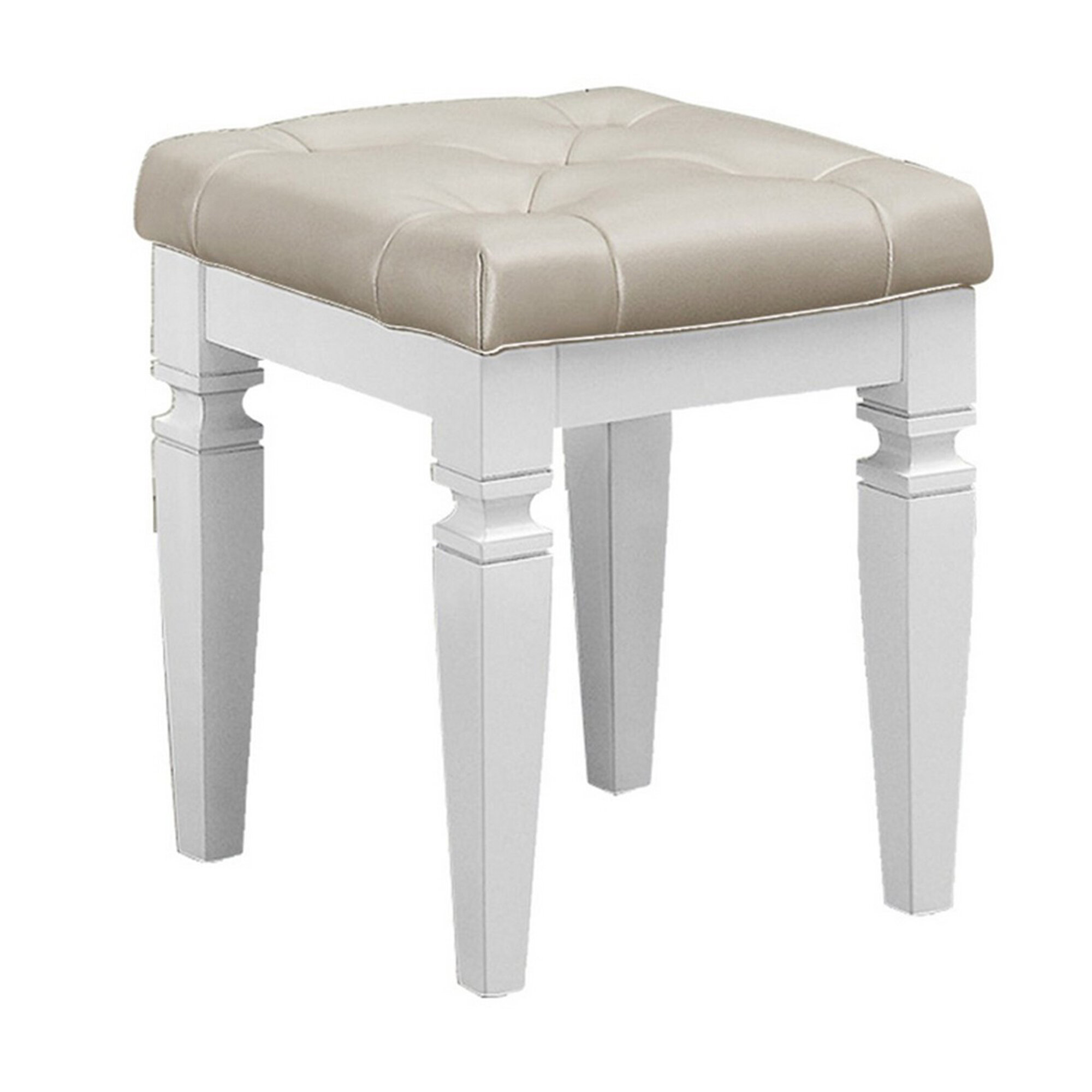 Faux Leather Vanity Accent Stools You Ll Love In 2021 Wayfair