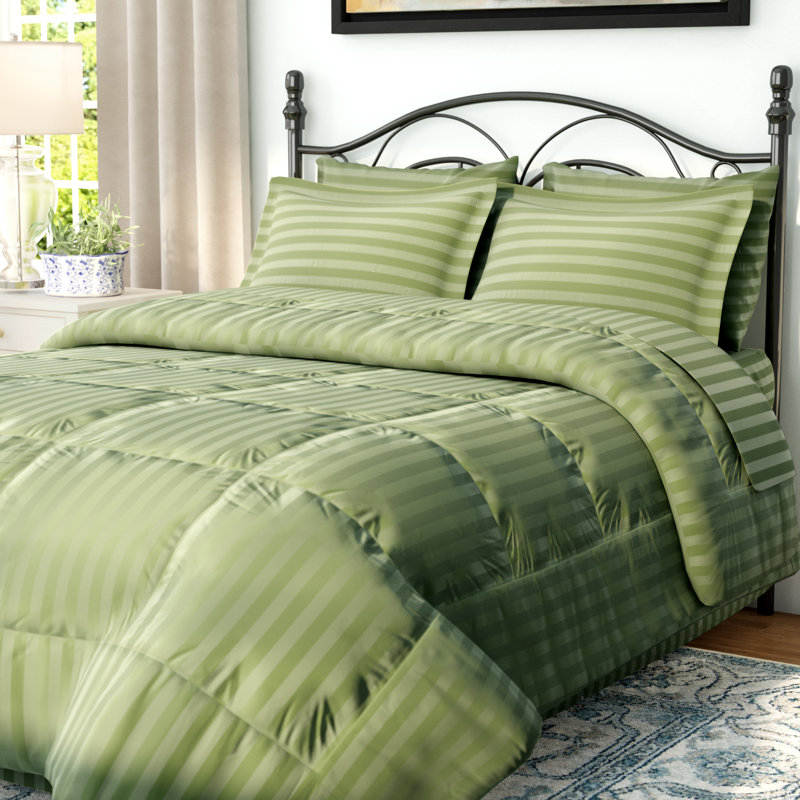 Andover Mills Stroble Reversible Comforter Set Reviews Wayfair