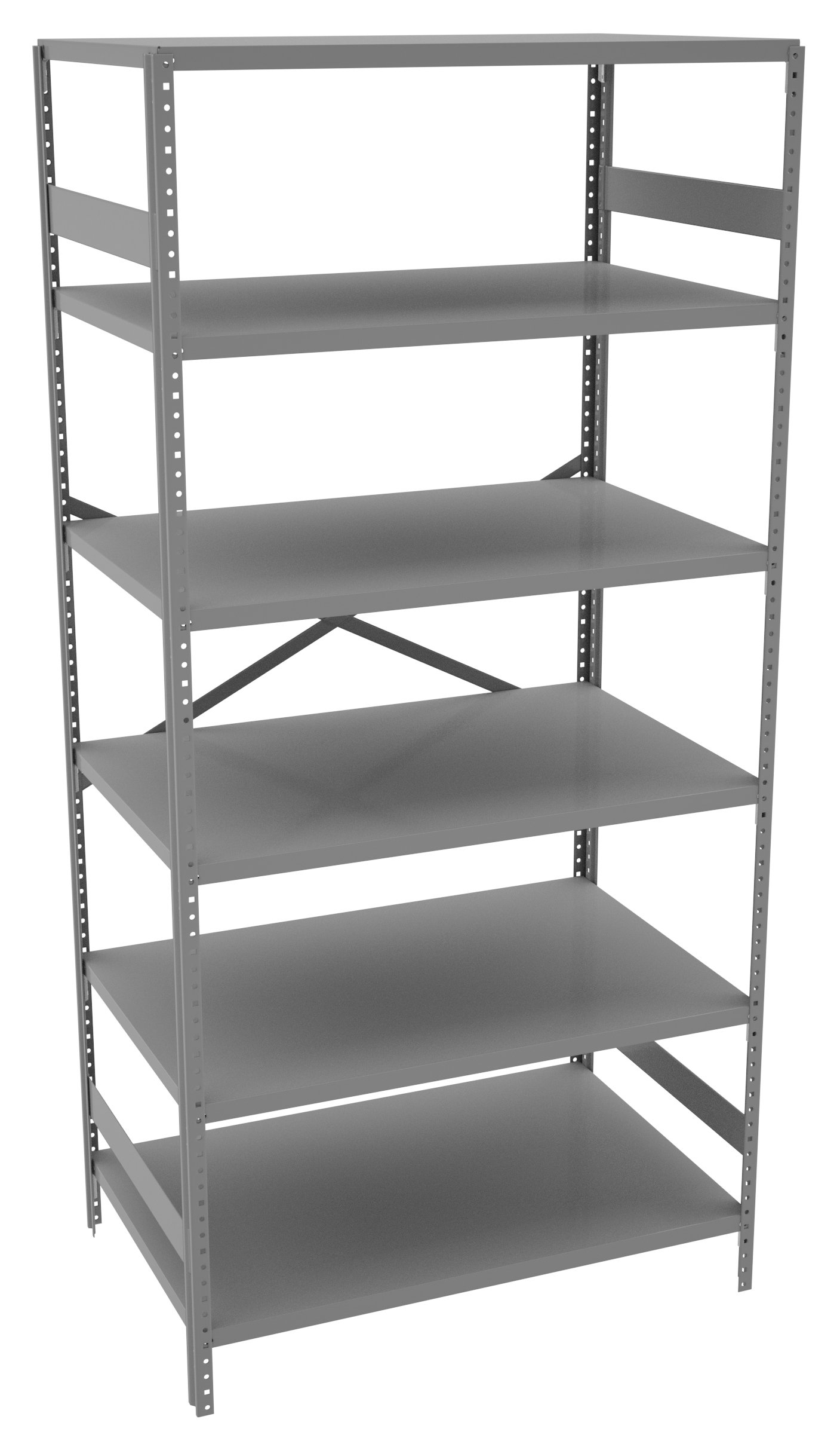 steel shelving unit