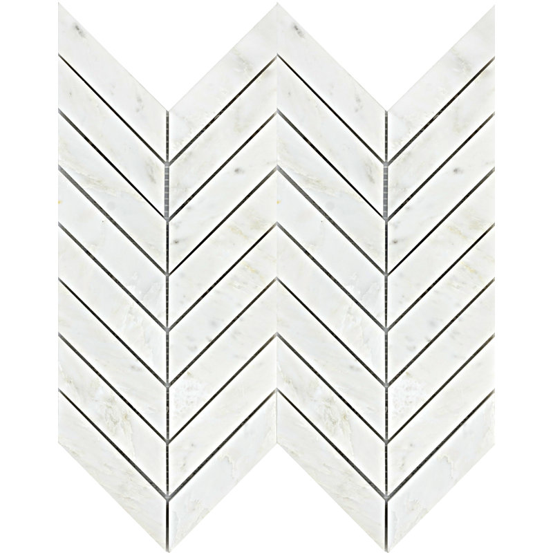 Emser Tile Natural Stone Random Sized Marble Mosaic Tile In Winter