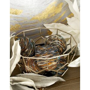 Dried Sola Ball Sculpture (Set of 18)