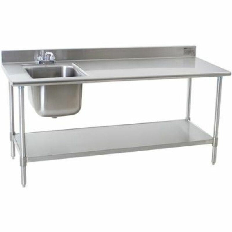 Restaurant Supply Depot Table 48 X 24 Freestanding Bar Sink With