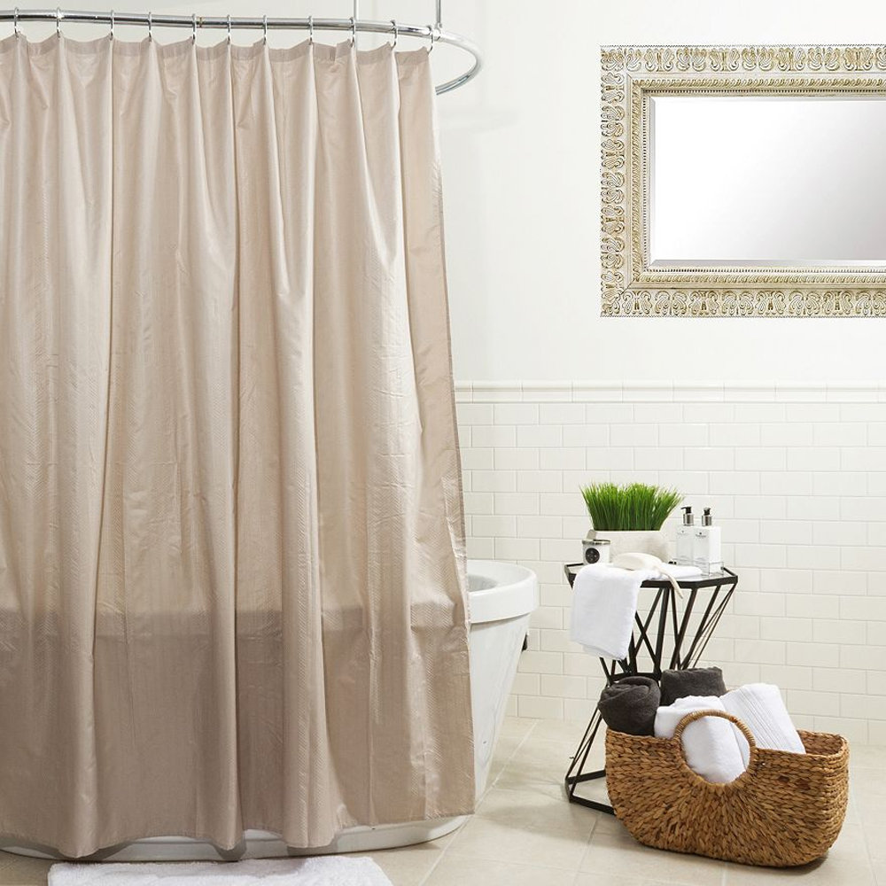 Water Proof Microfiber Single Shower Curtain Reviews Allmodern