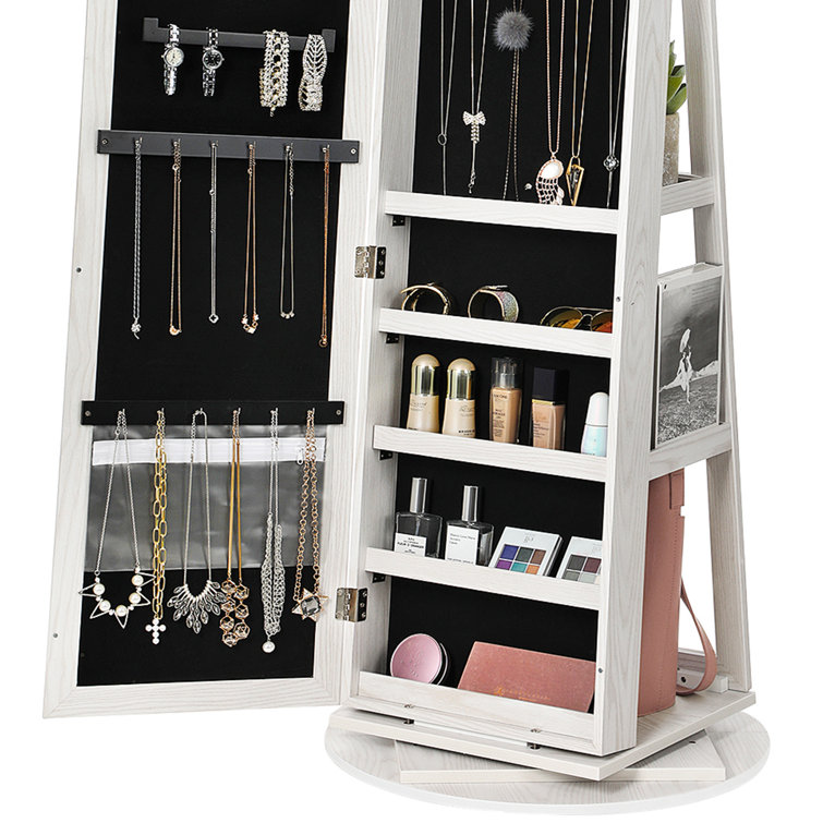 Quakertown jewelry armoire with mirror clearance