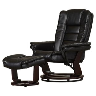 Hammersdale Manual Swivel Recliner With Ottoman By Alcott Hill