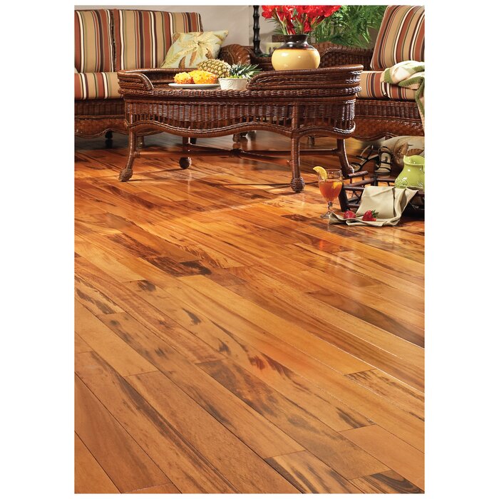 South American Legends Tigerwood 1 2 Thick X 5 Wide X Varying Length Engineered Hardwood Flooring