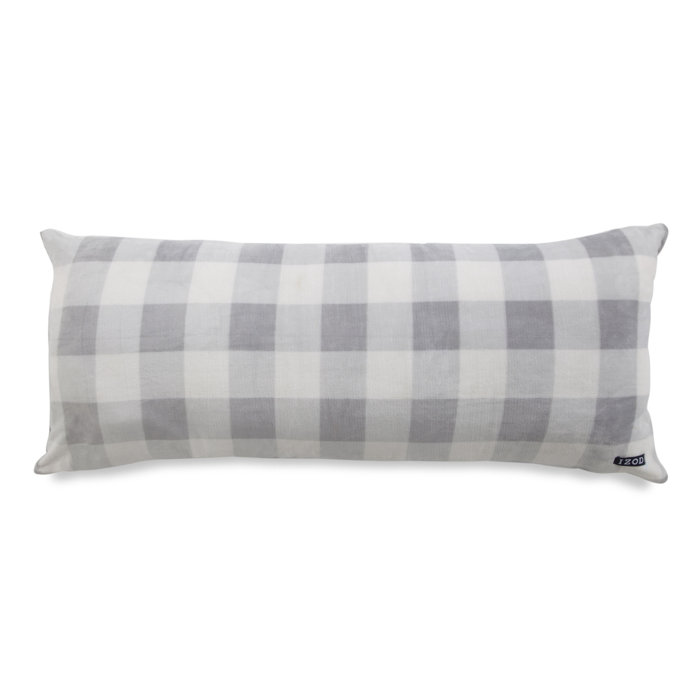Gingham Printed Plush Polyfill Body Pillow Reviews Joss Main