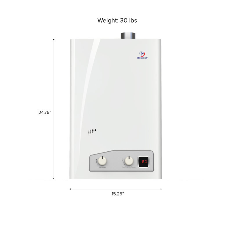 Eccotemp 20 Gpm Liquid Propane Tankless Water Heater Reviews Wayfair