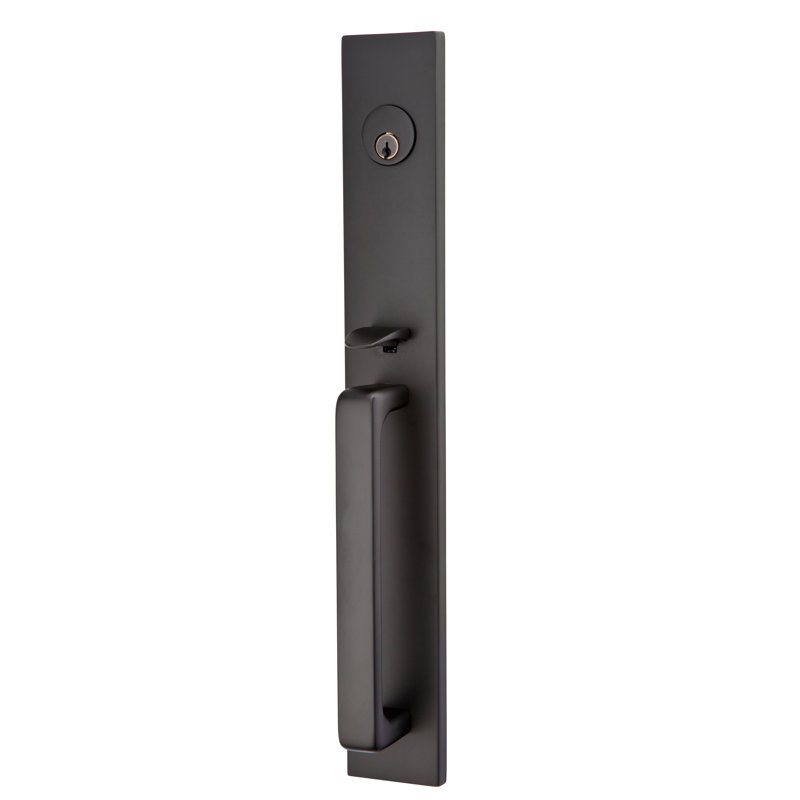 Emtek Lausanne Double Cylinder Keyed Entry Handleset Wayfair