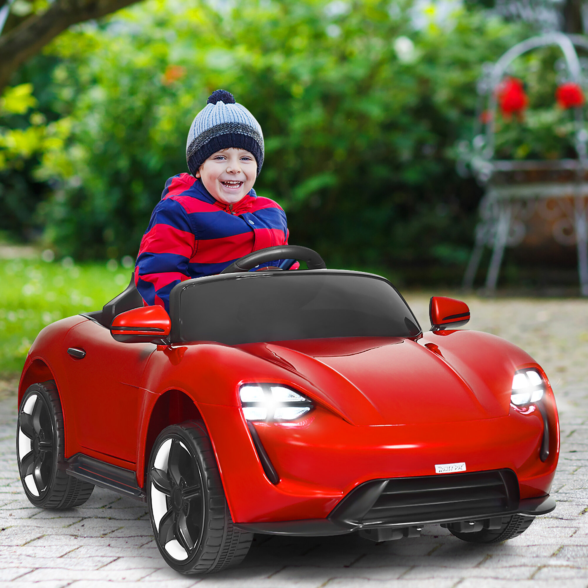 Kids Ride on Powered Eletric Car/Vehicle Remote Control,One Single Seat Red 