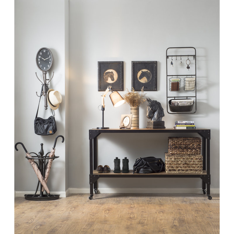 Brunella Wall Key Hooks Organizer With Wall Basket Reviews