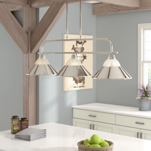 Go to store & view more images Laurel Foundry Modern Farmhouse Clayton 3-Light Pool Table Lights Pendant