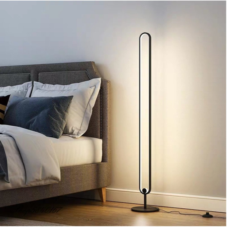 Minimalist Standing LED Floor Lamp Orren Ellis