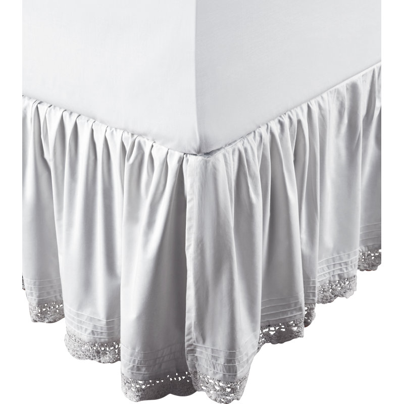 Marchant Crochet Cotton Bed Skirt