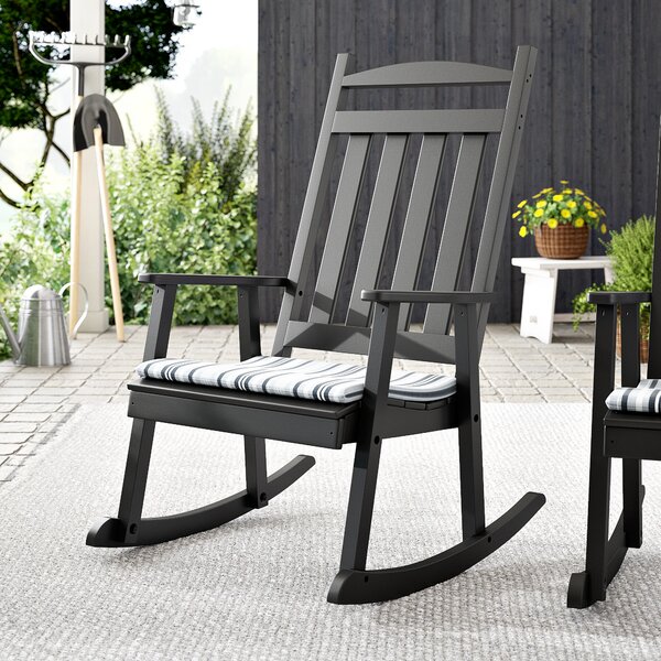 Shop Gastonville Classic Porch Rocking Chair from Wayfair on Openhaus