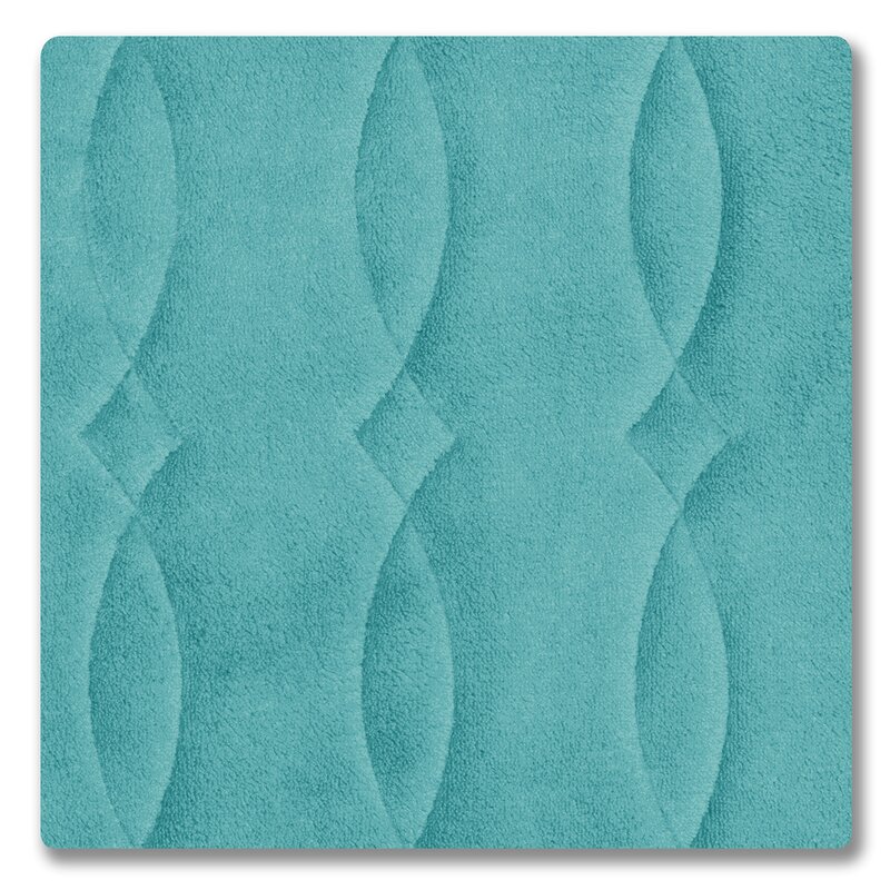 Bath Studio Grecian Large 2 Piece Plush Memory Foam Bath Mat Set