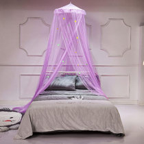 purple bed tent