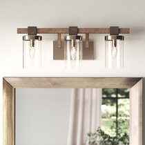 rustic brushed nickel vanity lights