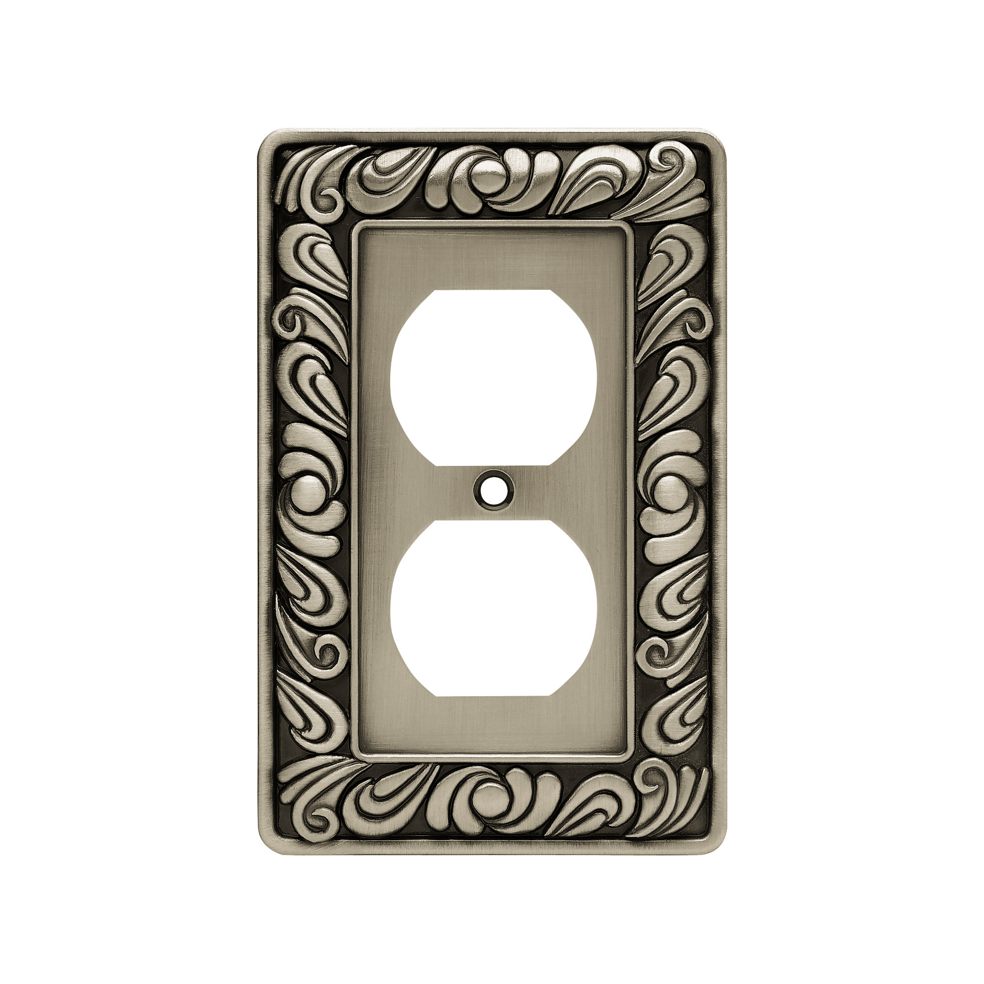 Franklin Brass Paisley 1 Gang Duplex Outlet Wall Plate Reviews Wayfair