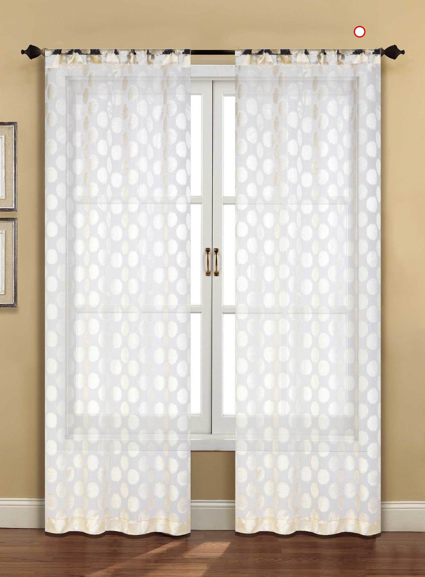 Curtains Drapes Valances Yellow Silver 2 Panels 2 Tone Silky