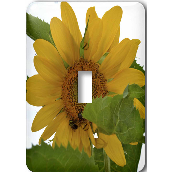 RUSTIC WATERING CAN SUNFLOWERS LIGHTSWITCH PLATE OUTLET COUNTRY FARM HOUSE DECOR