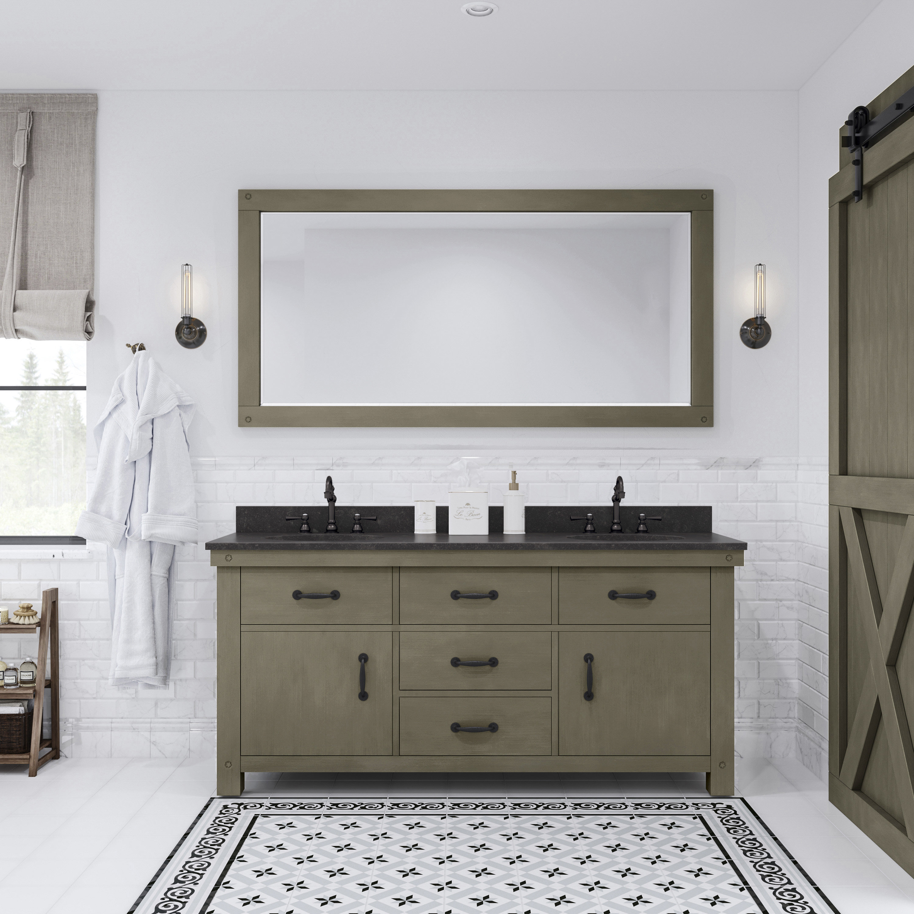 Sand Stable Ailani 72 Double Bathroom Vanity Set Reviews Wayfair Sand Stable Ailani 72 Double Bathroom Vanity Set Reviews Wayfair