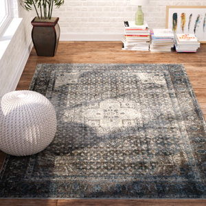 Pascoe Blue/Grey & Silver Area Rug
