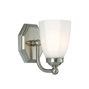 Trevi 1-Light Wall Sconce with Hexagon Shade