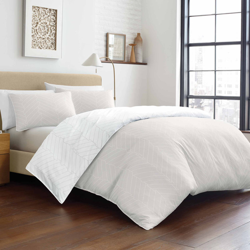 City Scene Demi Chevron Comforter Set Twin Wayfair