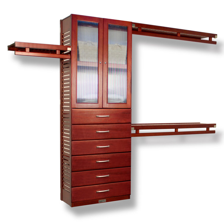 John Louis Home Simplicity 48 W 120 W Closet System Reach In Sets Wayfair