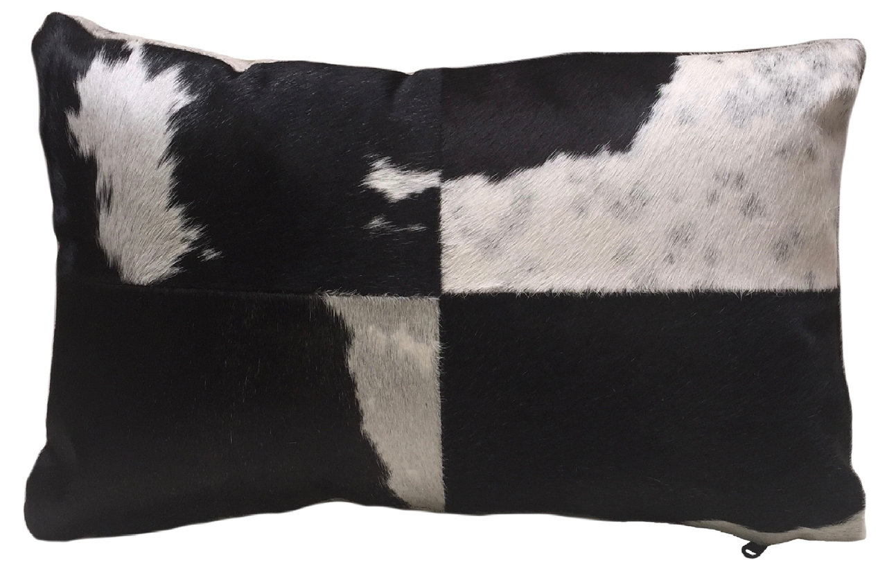 suede lumbar pillow