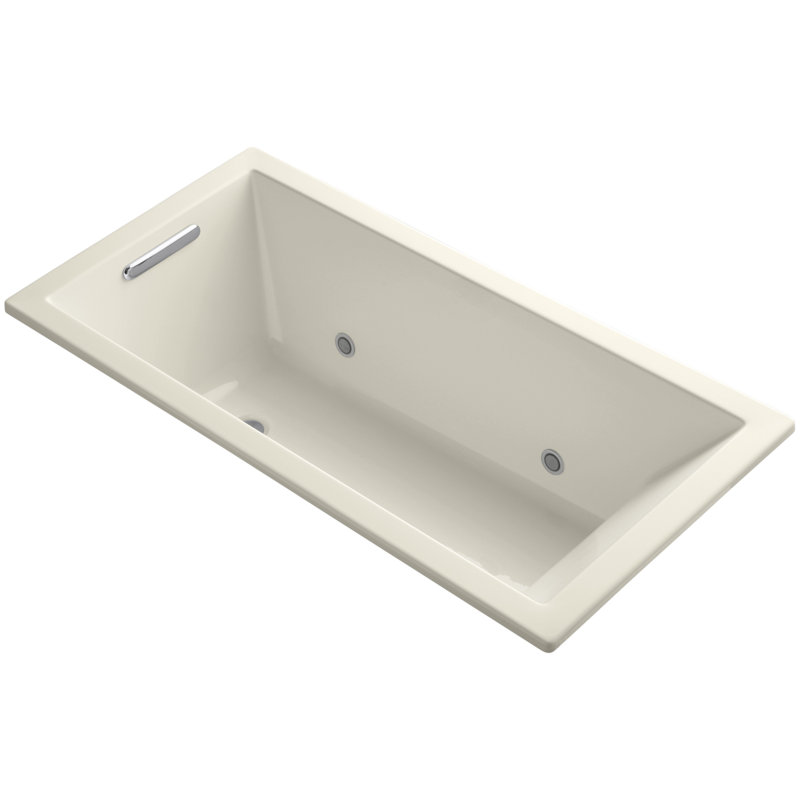 Kohler Underscore 60" x 30" Drop In Whirlpool Bathtub with ...