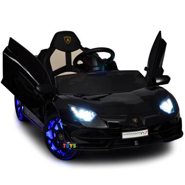 AmericasToysProject Lamborghini Licensed Ride On Car With Led Wheels And  Mp4 & Reviews | Wayfair