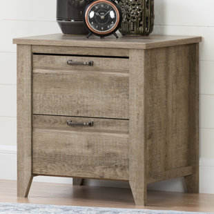 Weathered Oak Nightstand Wayfair