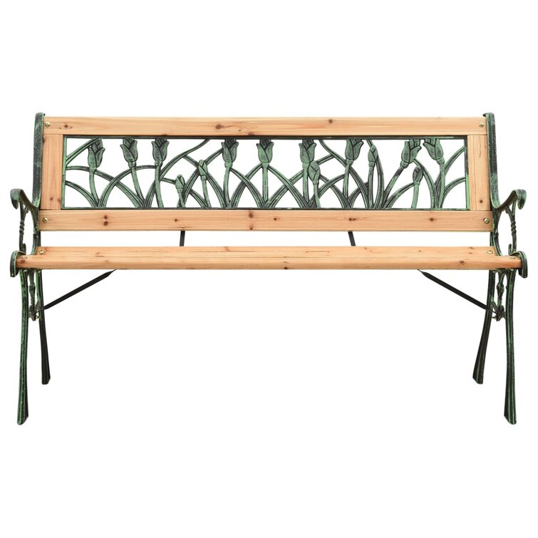 Dakota Fields Pinol Cast Iron Park Bench | Wayfair.co.uk