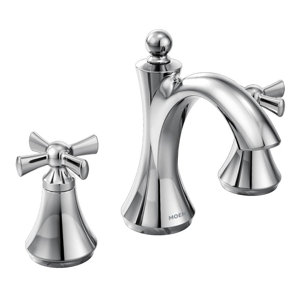 Wynford Double Handle High Arc Bathroom Faucet